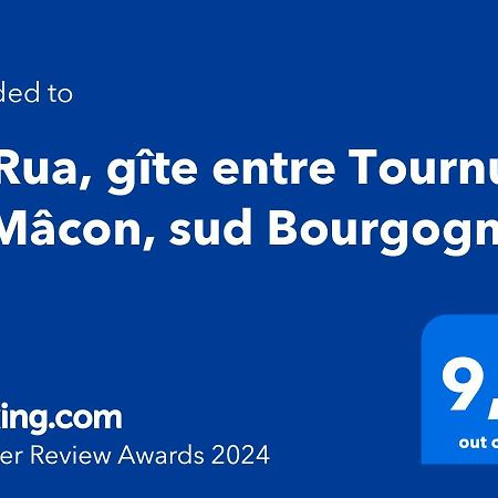 Gite La Rua, Entre Tournus Et Macon, Sud Bourgogne Montbellet Eksteriør billede