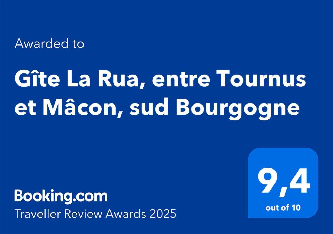 Gite La Rua, Entre Tournus Et Macon, Sud Bourgogne Montbellet Eksteriør billede